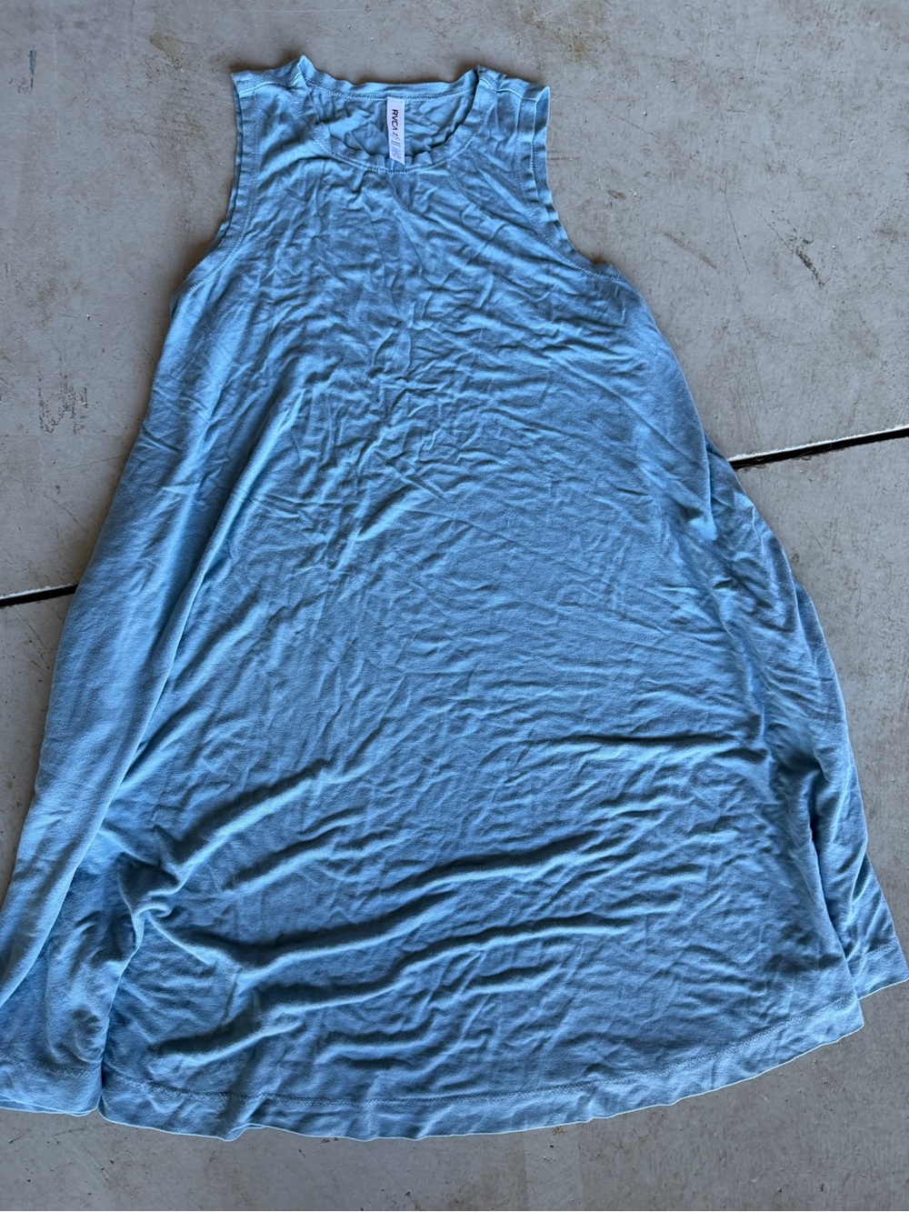 RVCA Light Blue Crew Neck XS Dress - Picture 4 of 4